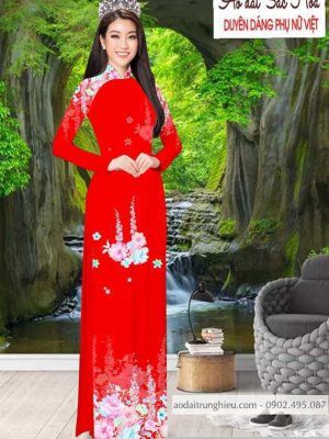 Vải áo dài hoa 3D thiết kế 2020 AD T7492 31 1590383800 973 vai ao dai vai ao dai dep ad