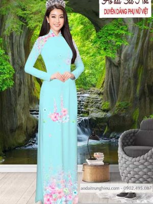 Vải áo dài hoa 3D thiết kế 2020 AD T7492 41 1590383802 649 vai ao dai vai ao dai dep ad