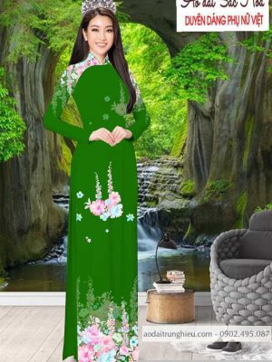 Vải áo dài hoa 3D thiết kế 2020 AD T7492 40 1590383802 989 vai ao dai vai ao dai dep ad