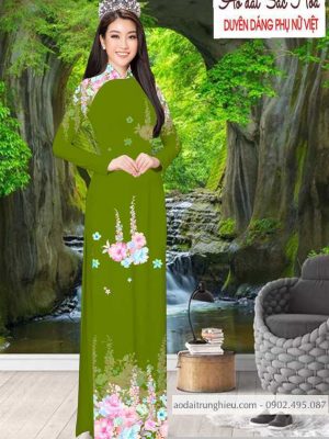 Vải áo dài hoa 3D thiết kế 2020 AD T7492 48 1590383803 236 vai ao dai vai ao dai dep ad