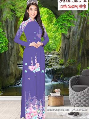 Vải áo dài hoa 3D thiết kế 2020 AD T7492 53 1590383804 723 vai ao dai vai ao dai dep ad