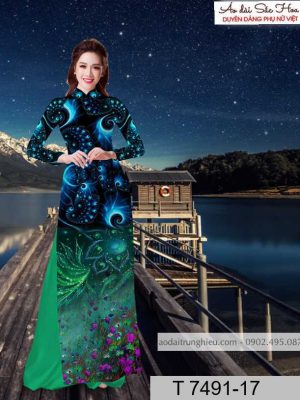 Vải áo dài hoa 3D kiểu mới AD T7491 29 1590383928 229 vai ao dai vai ao dai dep ad