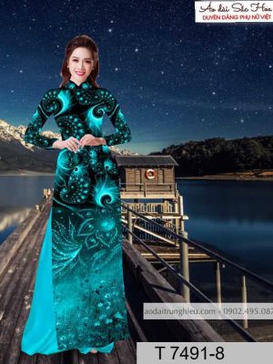 Vải áo dài hoa 3D kiểu mới AD T7491 31 1590383928 645 vai ao dai vai ao dai dep ad