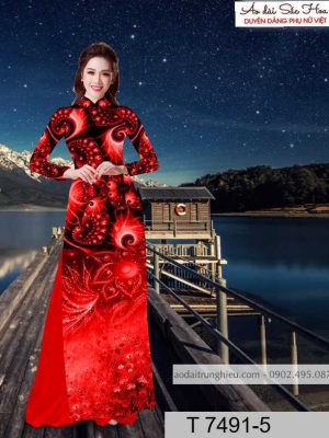 Vải áo dài hoa 3D kiểu mới AD T7491 32 1590383928 688 vai ao dai vai ao dai dep ad