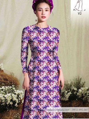 Vải áo dài hoa đều kiểu mới AD H10536 24 1590384528 495 vai ao dai vai ao dai dep ad
