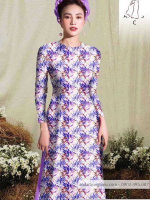 Vải áo dài hoa đều kiểu mới AD H10536 31 1590384529 84 vai ao dai vai ao dai dep ad