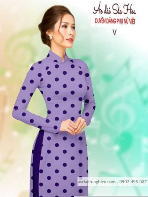Vải áo dài chấm bi thiết kế 2020 AD H14490 21 1590384763 264 vai ao dai vai ao dai dep ad