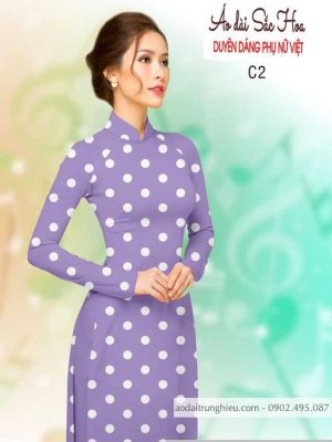 Vải áo dài chấm bi thiết kế 2020 AD H14490 26 1590384764 754 vai ao dai vai ao dai dep ad