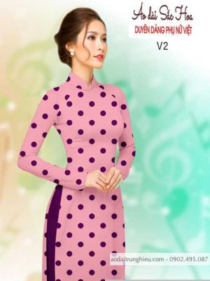 Vải áo dài chấm bi thiết kế 2020 AD H14490 37 1590384765 721 vai ao dai vai ao dai dep ad