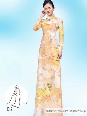 Vải áo dài hoa 3D thiết kế 2020 AD H14406 28 1590460804 872 vai ao dai vai ao dai dep ad