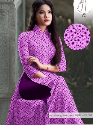Vải áo dài hoa nhí thiết kế 2020 AD H10549 21 1590461048 628 vai ao dai vai ao dai dep ad