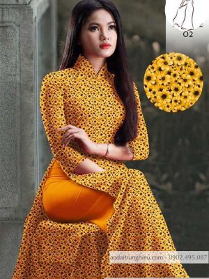 Vải áo dài hoa nhí thiết kế 2020 AD H10549 29 1590461049 228 vai ao dai vai ao dai dep ad
