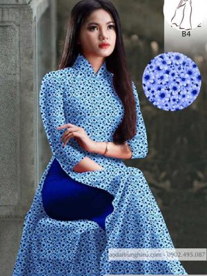 Vải áo dài hoa nhí thiết kế 2020 AD H10549 26 1590461049 385 vai ao dai vai ao dai dep ad