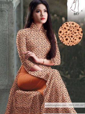 Vải áo dài hoa nhí thiết kế 2020 AD H10549 31 1590461050 371 vai ao dai vai ao dai dep ad