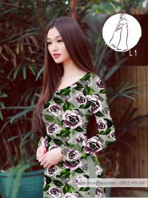 Vải áo dài hoa hồng đều kiểu mới AD H14491 24 1590461285 647 vai ao dai vai ao dai dep ad