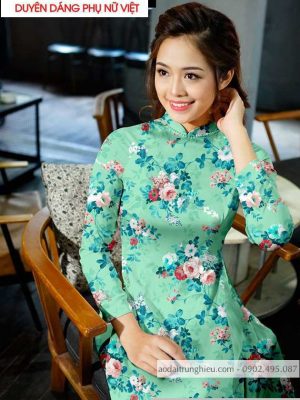 Vải áo dài hoa đều thiết kế 2020 AD T7150 19 1590461762 311 vai ao dai vai ao dai dep ad