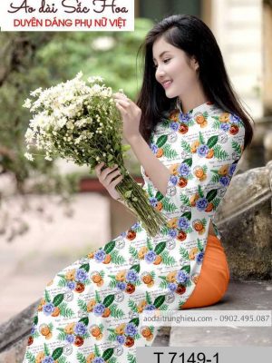 Vải áo dài hoa hồng đều thiết kế 2020 AD T7149 15 1590461883 645 vai ao dai vai ao dai dep ad