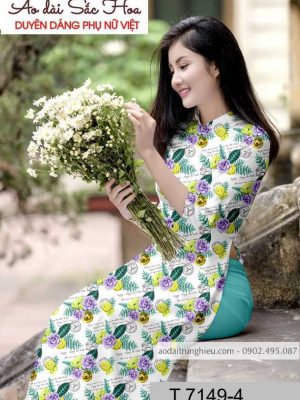 Vải áo dài hoa hồng đều thiết kế 2020 AD T7149 18 1590461883 720 vai ao dai vai ao dai dep ad