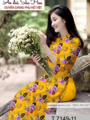 Vải áo dài hoa hồng đều thiết kế 2020 AD T7149 23 1590461884 827 vai ao dai vai ao dai dep ad