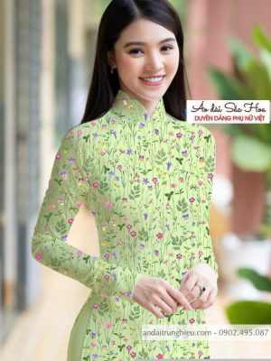 Vải áo dài hoa đều kiểu mới AD T7503 20 1590462121 626 vai ao dai vai ao dai dep ad