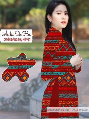 Vải áo dài hoa văn thổ cẩm kiểu mới AD T7501 28 1590462248 210 vai ao dai vai ao dai dep ad