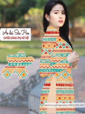 Vải áo dài hoa văn thổ cẩm kiểu mới AD T7501 31 1590462249 263 vai ao dai vai ao dai dep ad