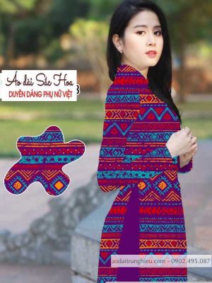 Vải áo dài hoa văn thổ cẩm kiểu mới AD T7501 29 1590462249 347 vai ao dai vai ao dai dep ad