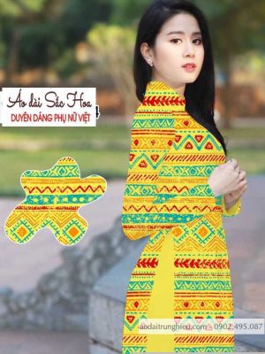 Vải áo dài hoa văn thổ cẩm kiểu mới AD T7501 35 1590462249 707 vai ao dai vai ao dai dep ad