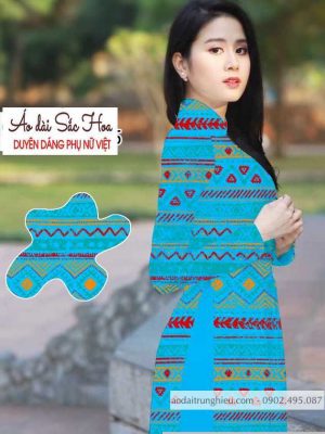 Vải áo dài hoa văn thổ cẩm kiểu mới AD T7501 39 1590462250 195 vai ao dai vai ao dai dep ad