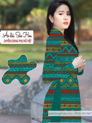 Vải áo dài hoa văn thổ cẩm kiểu mới AD T7501 36 1590462250 875 vai ao dai vai ao dai dep ad