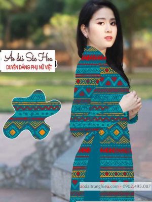 Vải áo dài hoa văn thổ cẩm kiểu mới AD T7501 38 1590462250 878 vai ao dai vai ao dai dep ad