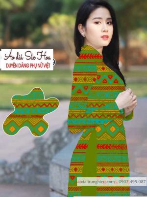 Vải áo dài hoa văn thổ cẩm kiểu mới AD T7501 43 1590462251 195 vai ao dai vai ao dai dep ad
