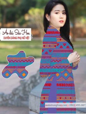Vải áo dài hoa văn thổ cẩm kiểu mới AD T7501 46 1590462251 836 vai ao dai vai ao dai dep ad