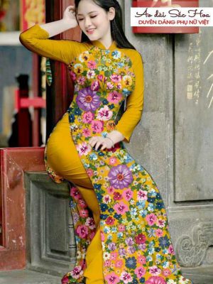 Vải áo dài hoa đều thiết kế 2020 AD T7510 40 1590550906 809 vai ao dai vai ao dai dep ad