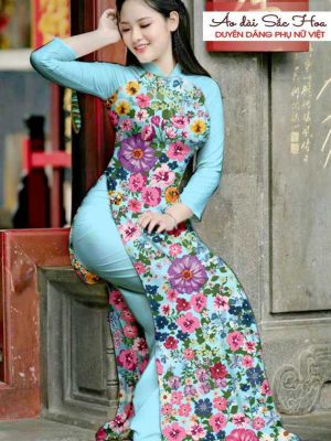 Vải áo dài hoa đều thiết kế 2020 AD T7510 43 1590550907 124 vai ao dai vai ao dai dep ad