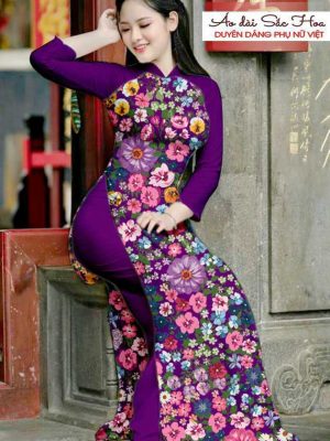 Vải áo dài hoa đều thiết kế 2020 AD T7510 49 1590550908 977 vai ao dai vai ao dai dep ad