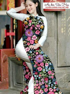 Vải áo dài hoa đều thiết kế 2020 AD T7510 54 1590550909 955 vai ao dai vai ao dai dep ad