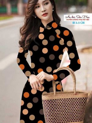 Vải áo dài chấm bi thiết kế 2020 AD T7509 20 1590551027 964 vai ao dai vai ao dai dep ad