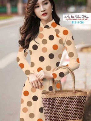 Vải áo dài chấm bi thiết kế 2020 AD T7509 23 1590551028 348 vai ao dai vai ao dai dep ad