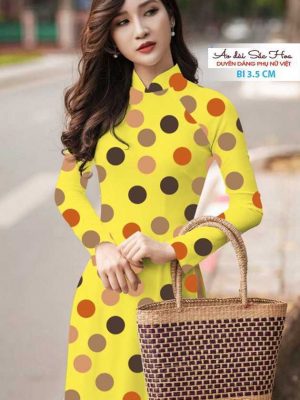 Vải áo dài chấm bi thiết kế 2020 AD T7509 22 1590551028 584 vai ao dai vai ao dai dep ad