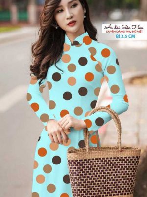 Vải áo dài chấm bi thiết kế 2020 AD T7509 30 1590551029 214 vai ao dai vai ao dai dep ad