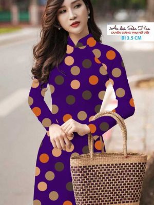 Vải áo dài chấm bi thiết kế 2020 AD T7509 27 1590551029 677 vai ao dai vai ao dai dep ad