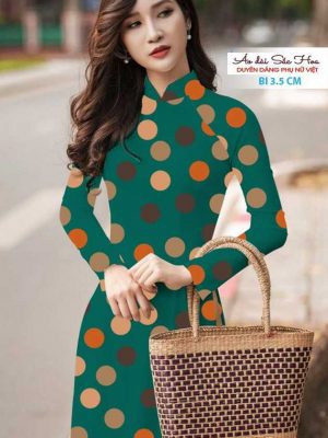 Vải áo dài chấm bi thiết kế 2020 AD T7509 29 1590551029 895 vai ao dai vai ao dai dep ad