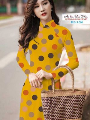 Vải áo dài chấm bi thiết kế 2020 AD T7509 35 1590551030 770 vai ao dai vai ao dai dep ad