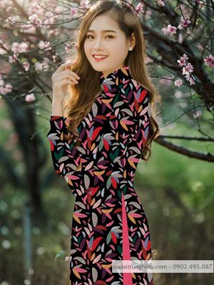 Vải áo dài hoa đều thiết kế 2020 AD T7507 23 1590551148 435 vai ao dai vai ao dai dep ad