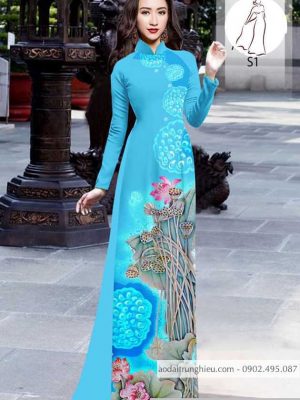 Vải áo dài hoa sen thiết kế 2020 AD H10381 30 1590551515 916 vai ao dai vai ao dai dep ad