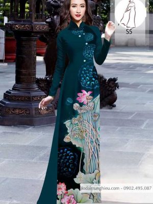 Vải áo dài hoa sen thiết kế 2020 AD H10381 32 1590551516 304 vai ao dai vai ao dai dep ad