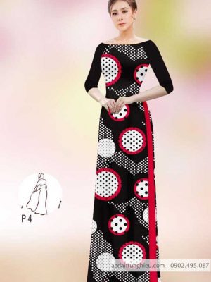 Vải áo dài chấm bi mới ra AD H14487 22 1590551627 708 vai ao dai vai ao dai dep ad