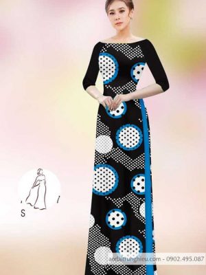 Vải áo dài chấm bi mới ra AD H14487 30 1590551628 939 vai ao dai vai ao dai dep ad