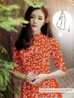 Vải áo dài hoa nhí kiểu mới AD H14503 22 1590552465 409 vai ao dai vai ao dai dep ad